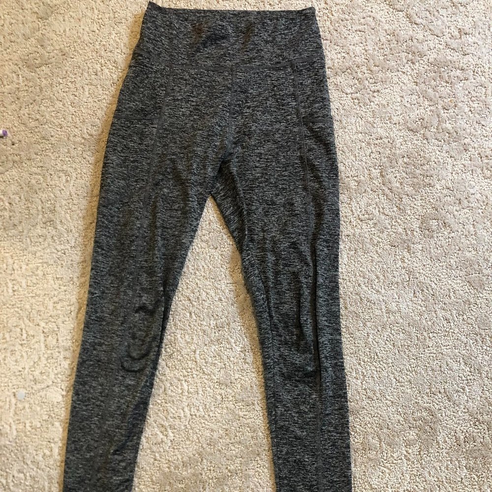 shein gray/white/black leggings